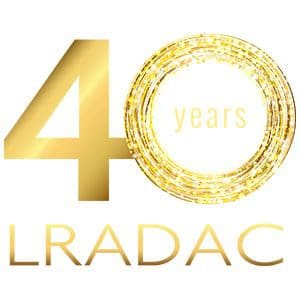 Celebrating 40 Years: LRADAC Logo