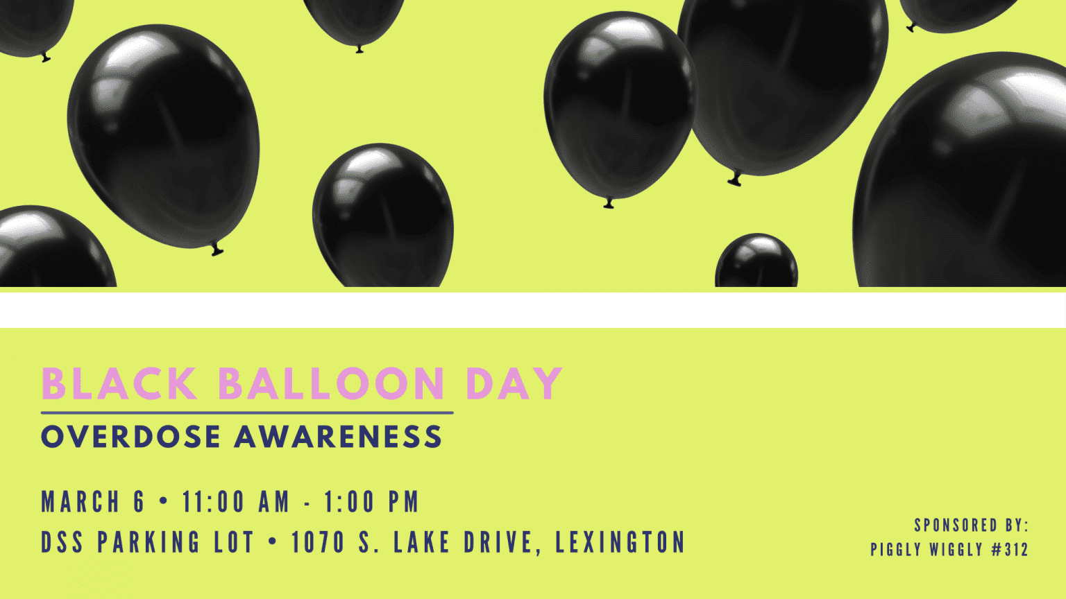 Black Balloon Day Remembering Lives Lost to Substance Use Disorders